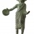 Statuette en bronze de porteur d’offrandes avec une assiette à la main (IIIe - IIe siècle av. J.-C.)
