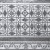Mosaïque à décor géométrique et floral (seconde moitié du IIe siècle apr. J.-C.)